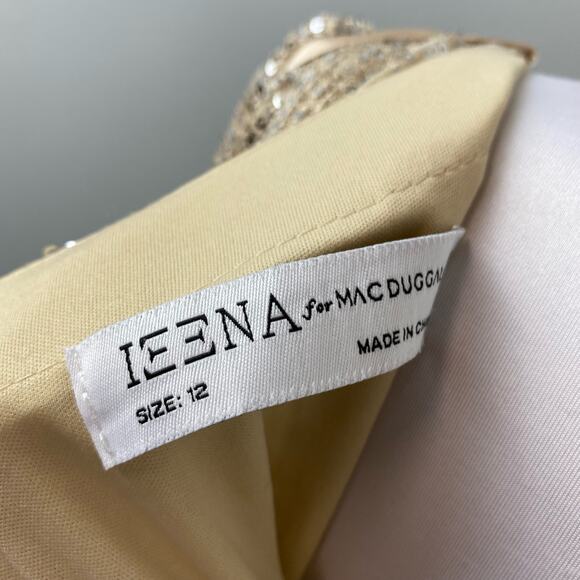 Mac Duggal Silver Sequin Wrap Evening Gown Size 10 $398 26395 - Picture 12 of 15